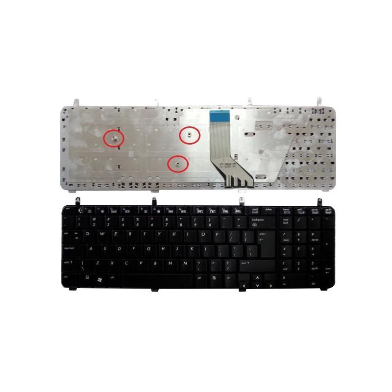 TECLADO PARA PORTÁTIL HP PAVILION DV7 DV7-2000 DV7-3000 DV73100 NEGRO