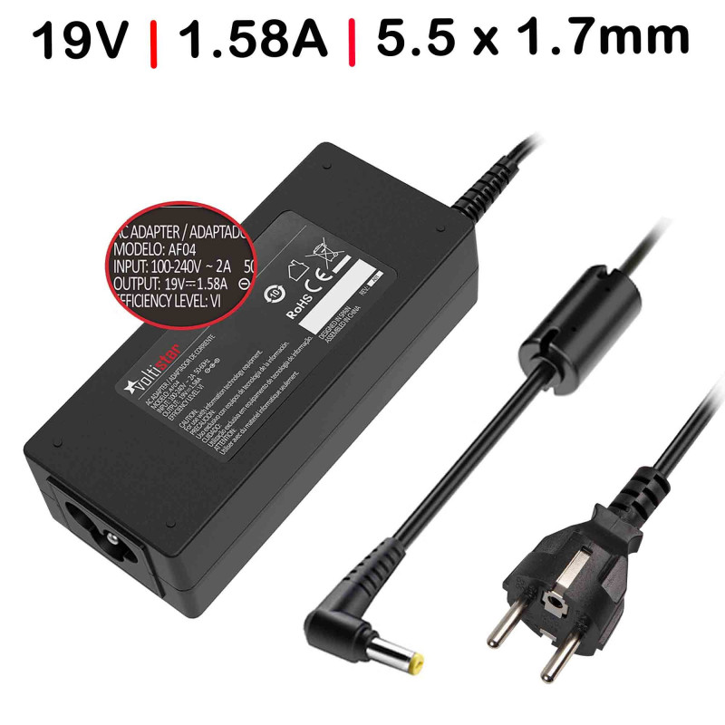 CARGADOR PARA PORTÁTIL ACER ONE 19V 1.58A 30W