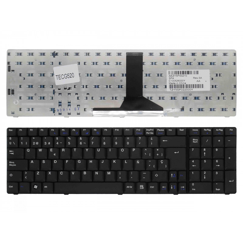 TECLADO PARA PORTÁTIL ACER EMACHINES G420 G520 G620 G720