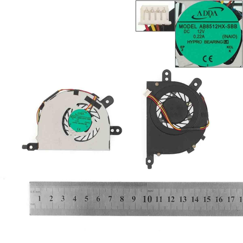 VENTILADOR CPU PARA PORTATIL LENOVO IDEAPAD U260