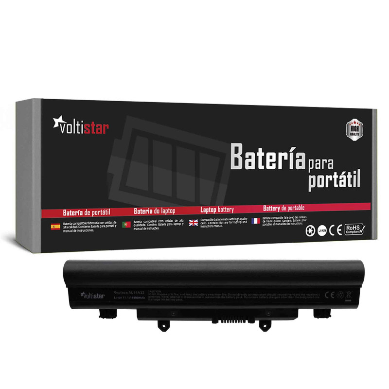 BATERÍA PARA PORTATIL ACER ASPIRE E15 V5-572 V5-571 AL14A32 KT.00603.008 31CR17/65-2