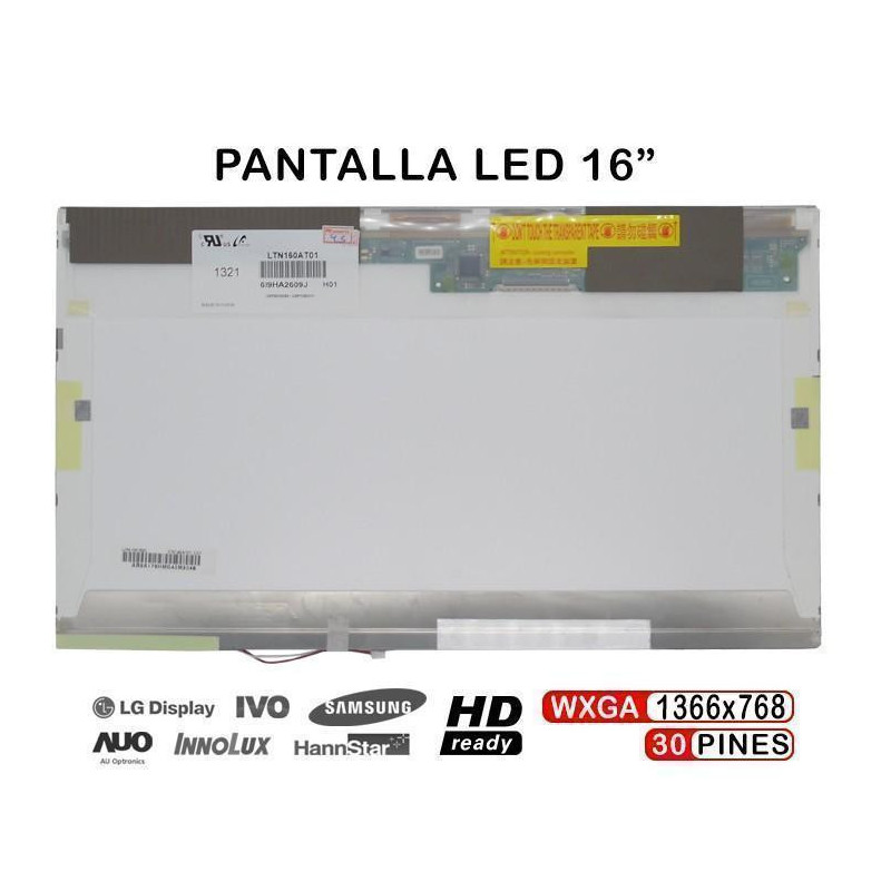 PANTALLA 16" HD LCD CCFL SAMSUNG LTN160AT01