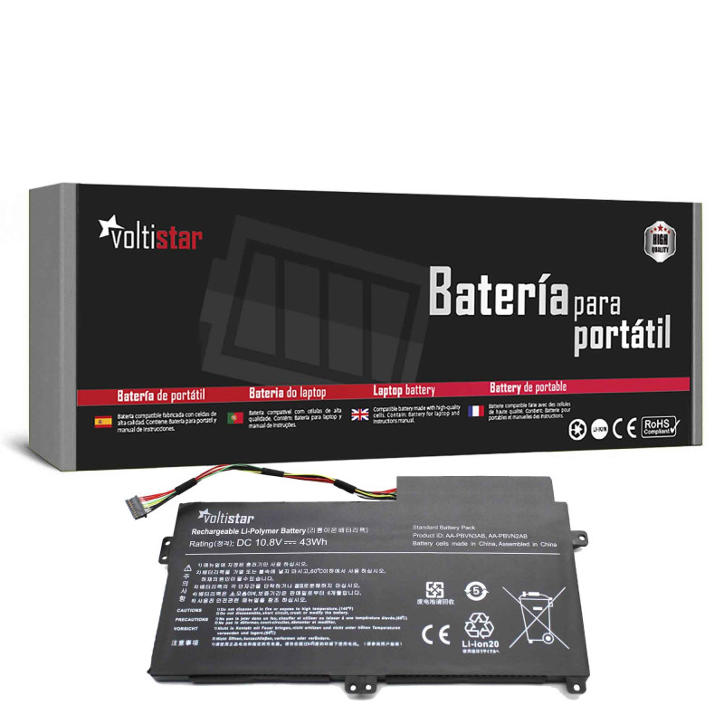 BATERÍA PARA PORTÁTIL SAMSUNG ATIV BOOK 4 450 NP370 NP450 NP470 NP510 SERIES