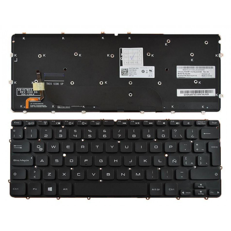 TECLADO PARA PORTÁTIL DELL XPS 13 L321X 0X52TT