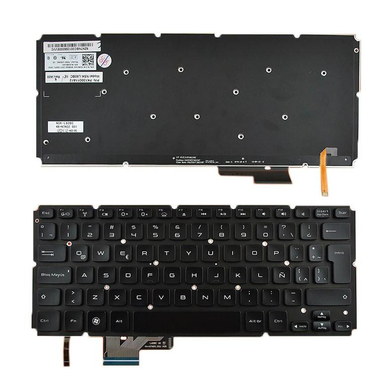 TECLADO PARA PORTÁTIL DELL XPS 14 L421X 15 L521X