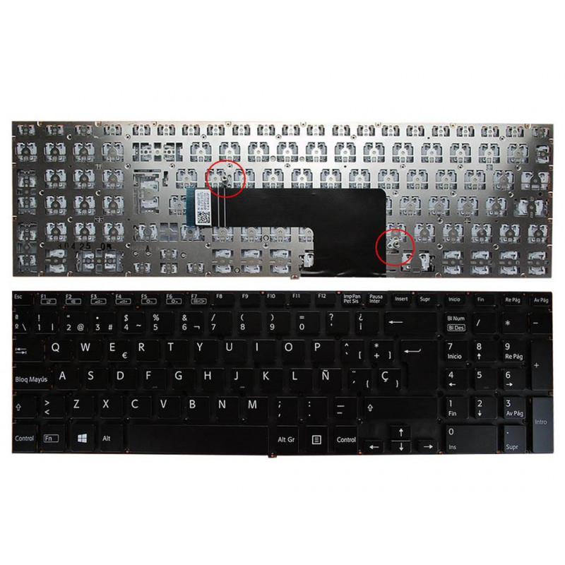 TECLADO PARA PORTATIL SONY SVF 15 SVF1521K1E