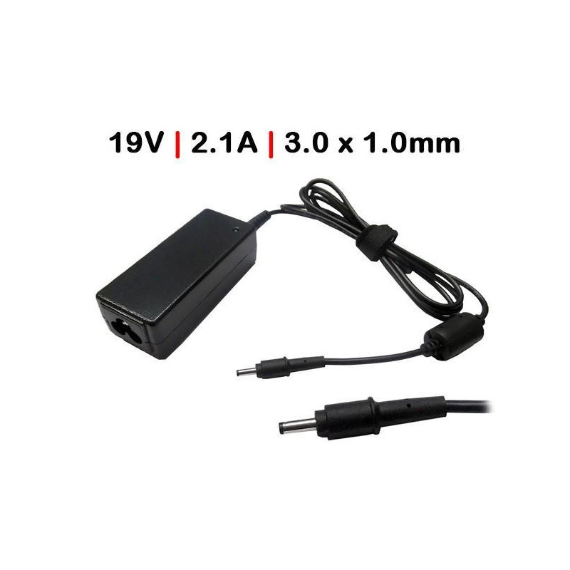 CARGADOR PARA PORTÁTIL SAMSUNG 19V 2.1A 3.0x1.0 MM