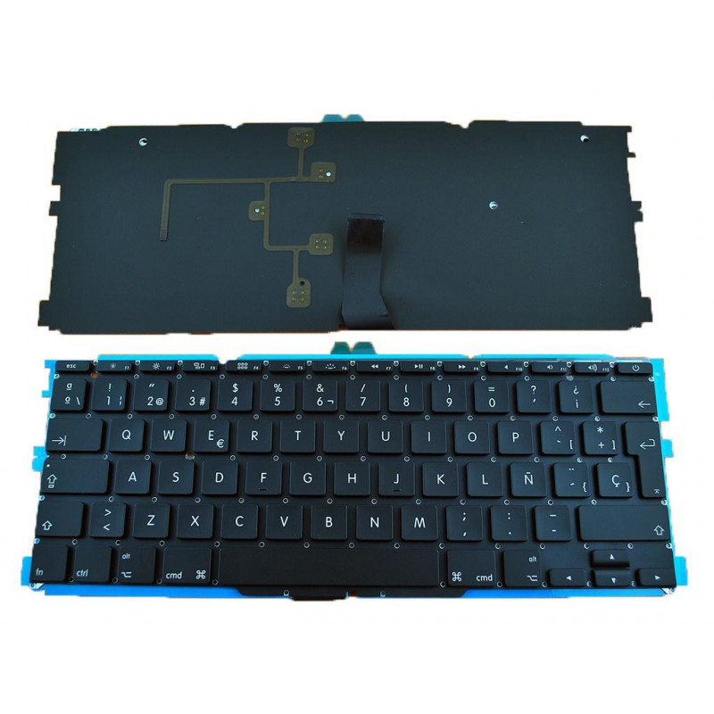 TECLADO PARA PORTÁTIL APPLE MACBOOK AIR A1370 Y A1465 11.6" RETROLIMINADO