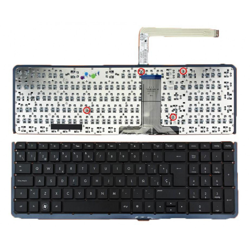 TECLADO PARA PORTATIL HP ENVY 17-3000 17-3200 17t-3000