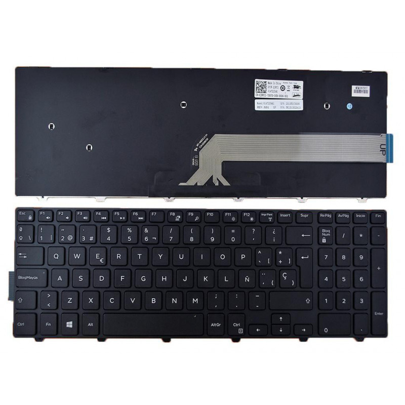 TECLADO PARA PORTÁTIL DELL INSPIRON 15 5000 SERIES 15 5547 15 5521 15 5542