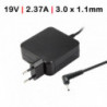 CARGADOR PARA PORTÁTIL ASUS 19V 2.37A 3.0X1.1MM