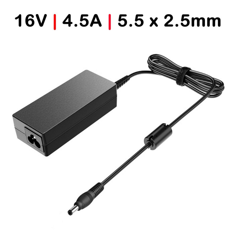 CARGADOR PARA PORTÁTIL IBM LENOVO 16V 4.5A 72W