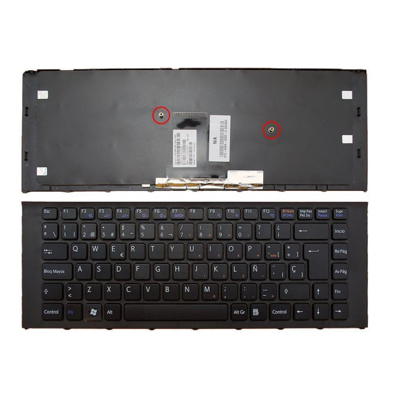 TECLADO PARA PORTÁTIL SONY VAIO VPC-EA NEGRO