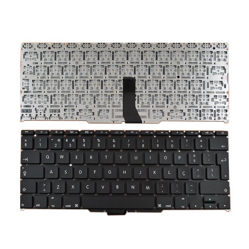 TECLADO PARA PORTÁTIL APPLE MACBOOK AIR A1370 A1465 11.6" NEGRO PORTUGUÉS