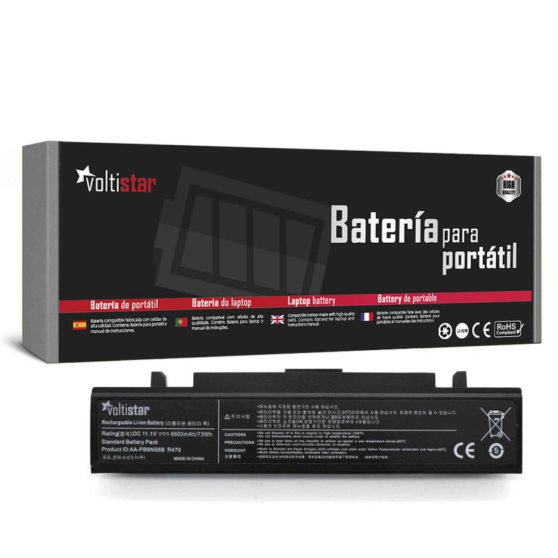 BATERÍA PARA PORTÁTIL SAMSUNG E152 E251 E252 E372 AA-PB9NC5B AA-PB9NC6B AA-PB9NS6B AA-PL9NC2B