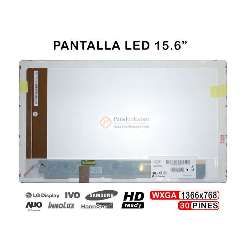 PANTALLA LED DE 15.6" PARA PORTÁTIL N156BGE-E21 LP156WH4 TP A1