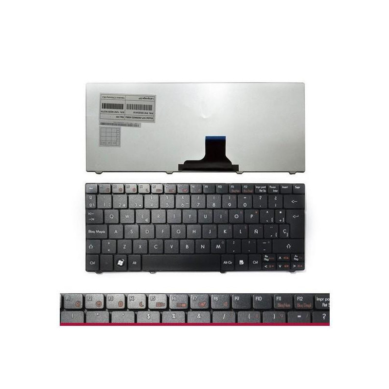 TECLADO PARA PORTÁTIL ACER ASPIRE ONE 721 721H 722 722H 751 751H 753 753H