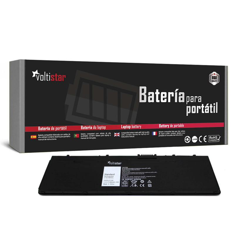 BATERÍA PARA PORTÁTIL DELL LATITUDE E7240 E7250 WD52H VFV59 KWFFN F3G33 GVD76 11.1V