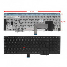 TECLADO PARA PORTÁTIL LENOVO THINKPAD E531 T540 E540 NEGRO