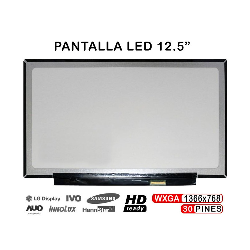 PANTALLA LED DE 12.5" PARA PORTÁTIL LENOVO THINKPAD X240 X240S 0C00318 HB125WX1-200