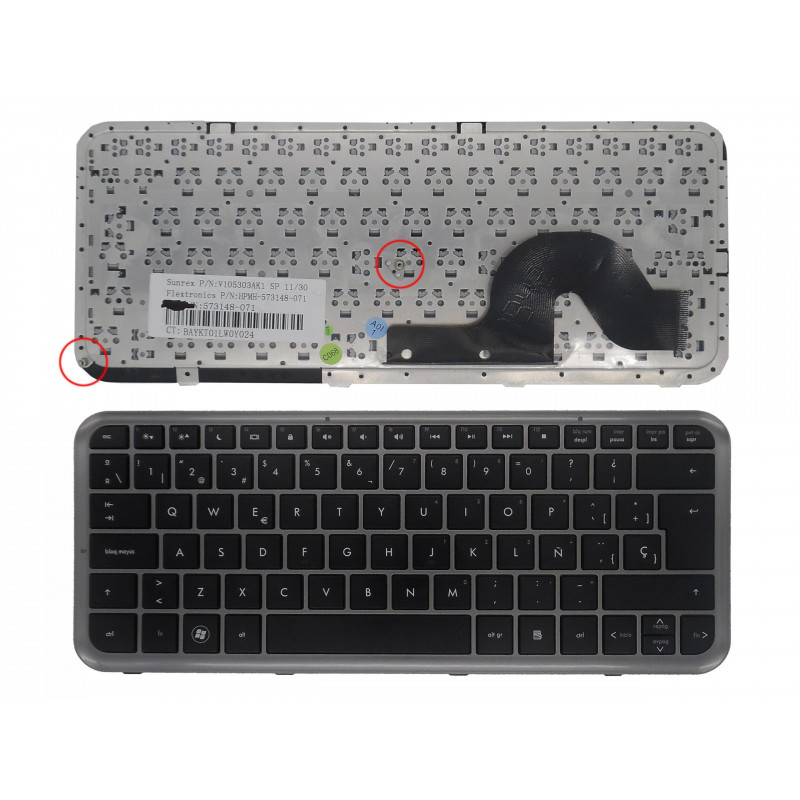 TECLADO PARA PORTÁTIL HP PAVILION DM3-1000 DM3-2000