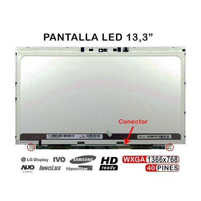 PANTALLA LED DE 13.3" PARA PORTÁTIL LP133WH5 (TS) (A1) LP133WH5 TSA1